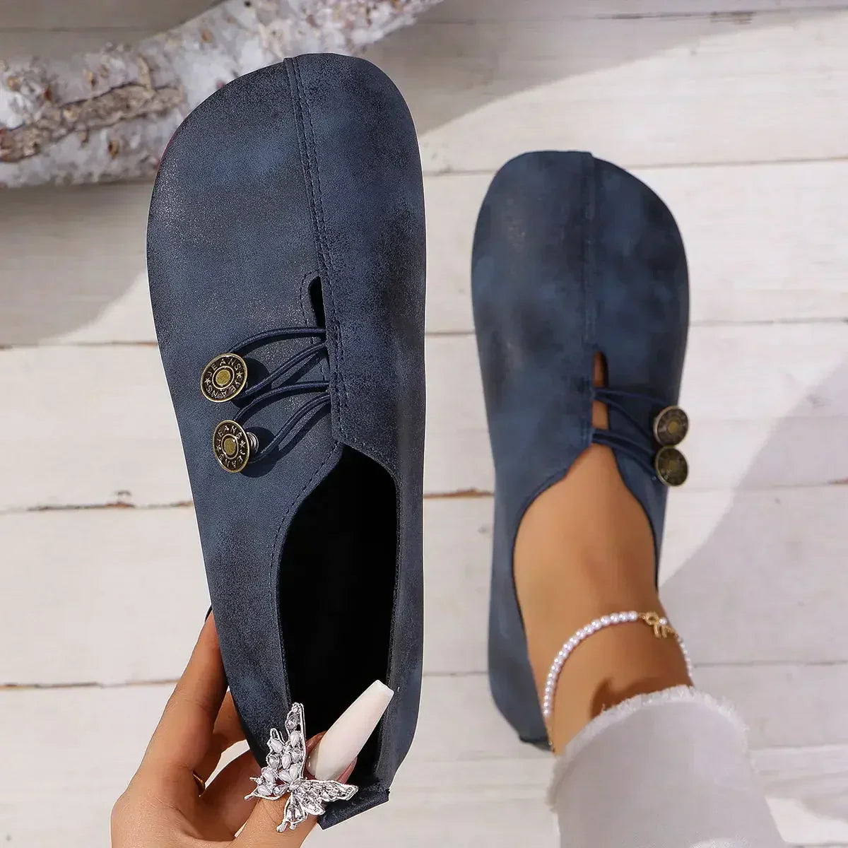 DORA WILDLEDER LOAFER