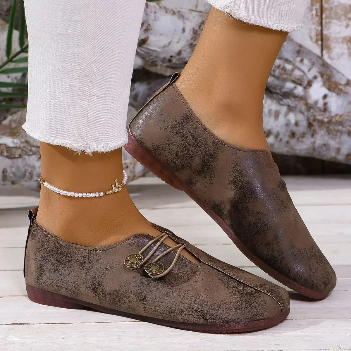 DORA WILDLEDER LOAFER