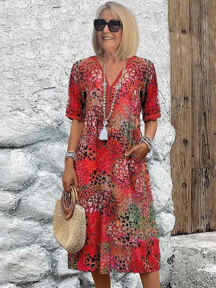 Nina | Vivid Midi Dress (Buy One, Get One Free)