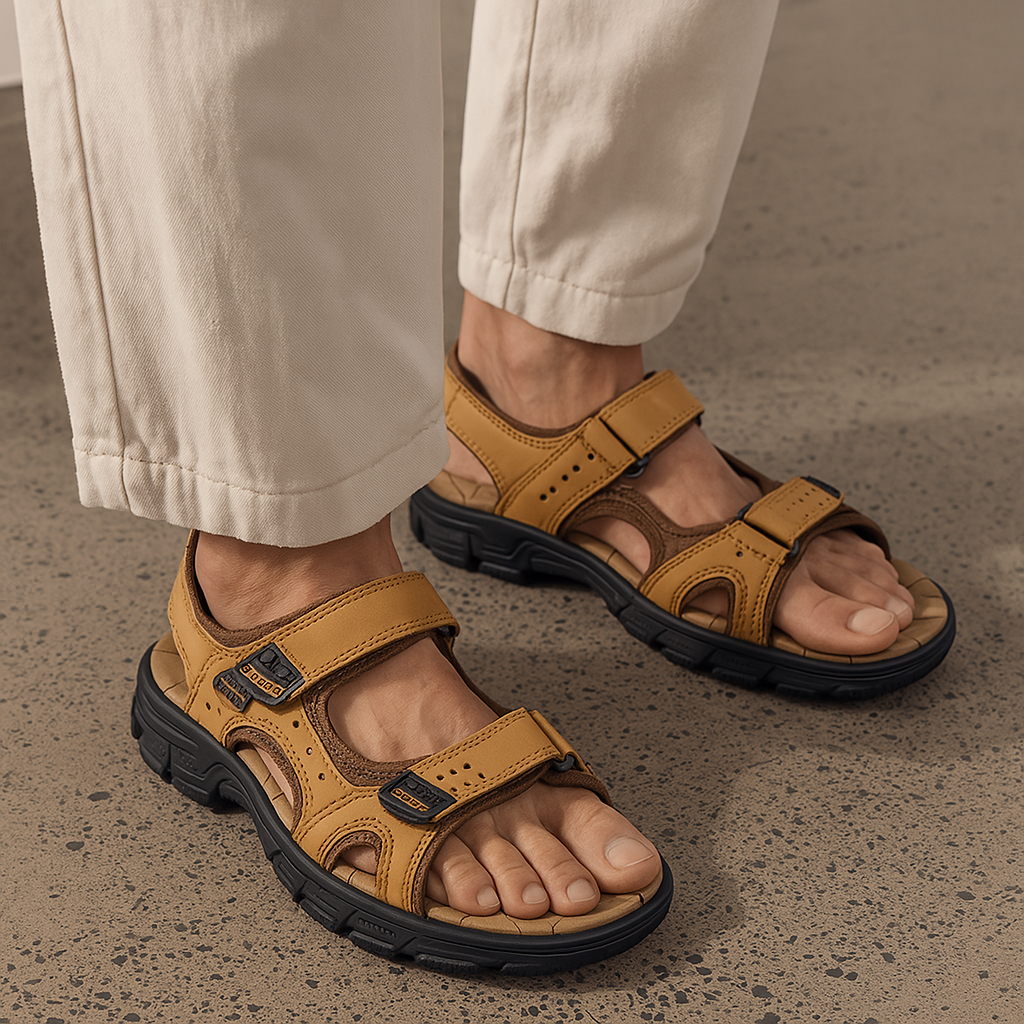 Ghero™ Ortopædiske Sandaler – Støtte og Komfort til Pålidelig Smertelindring