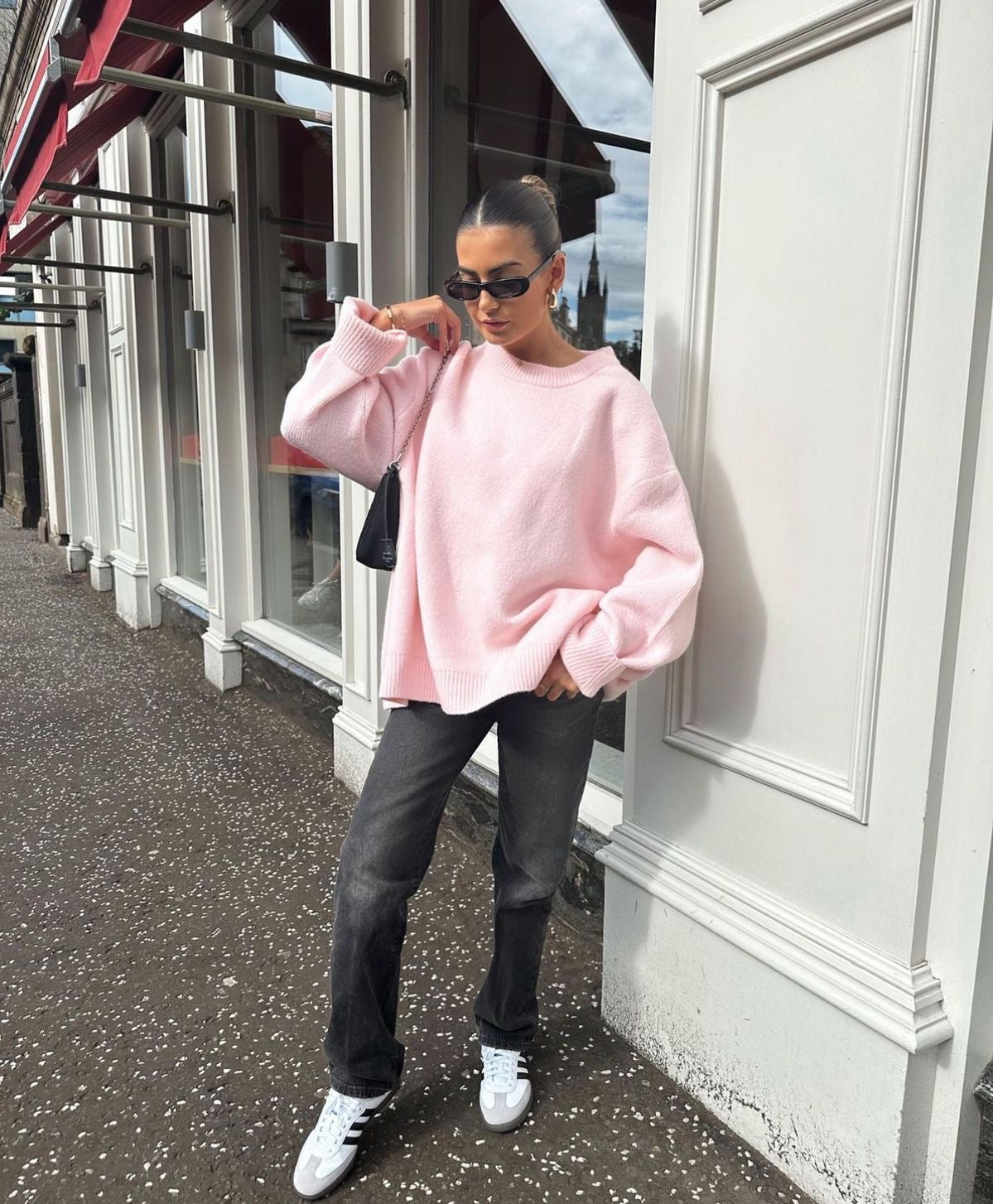 BERENICE | OVERSIZE PINK SWEATER
