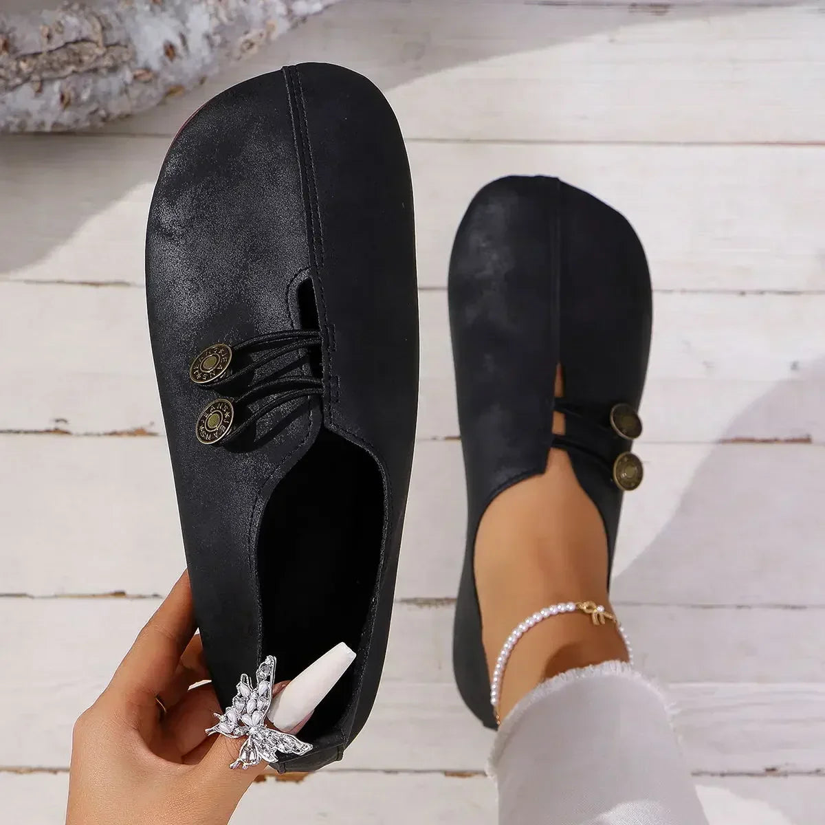 DORA WILDLEDER LOAFER