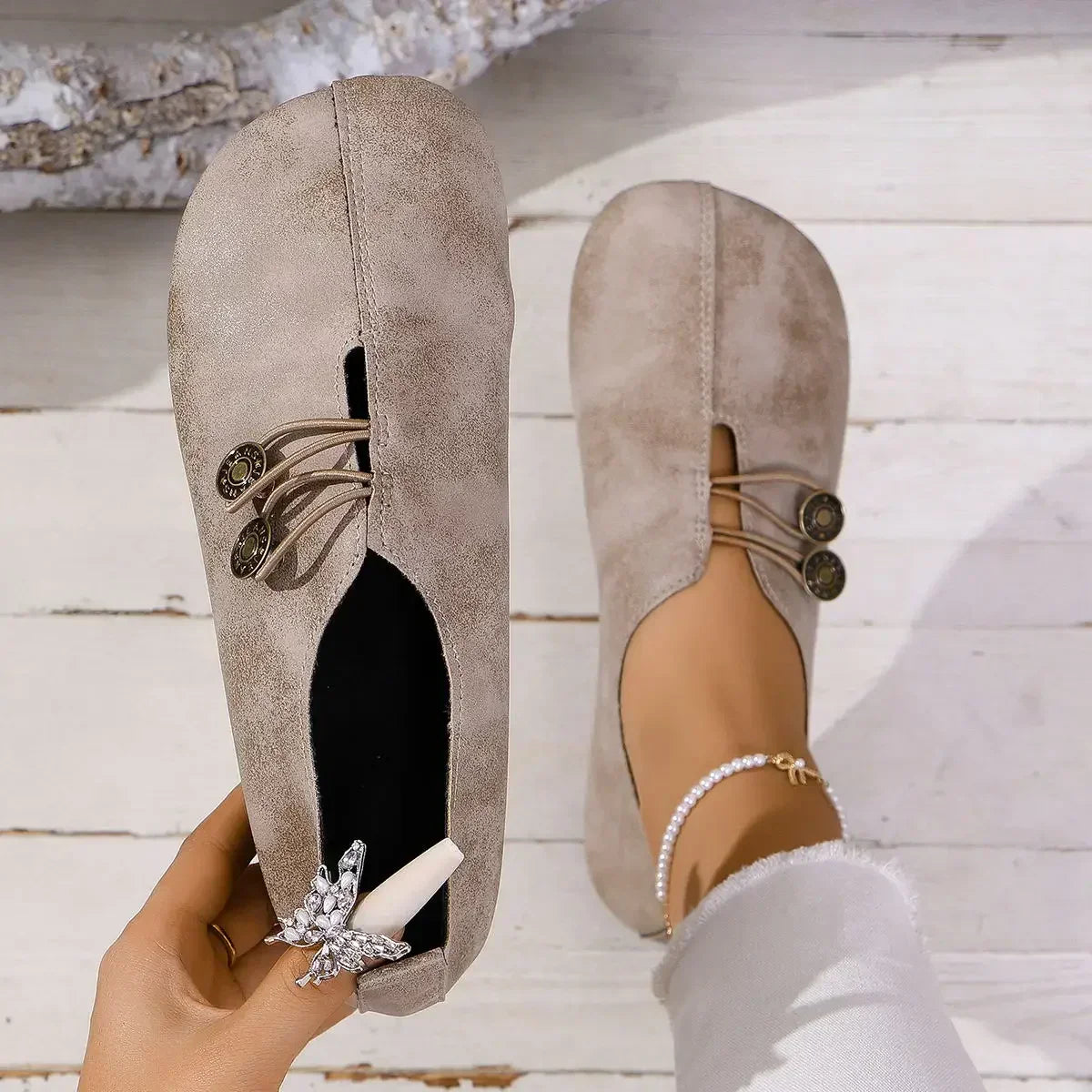 DORA WILDLEDER LOAFER