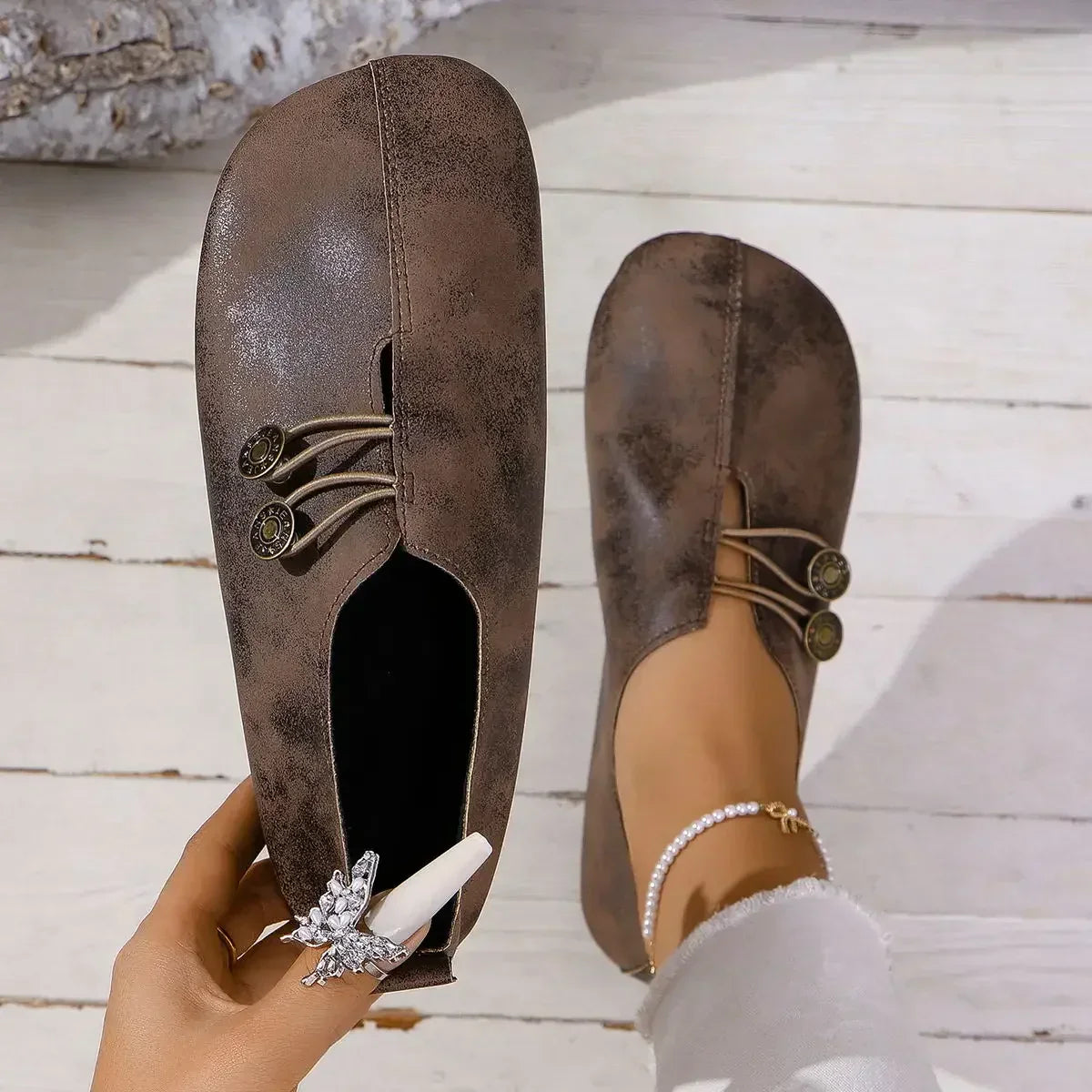 DORA WILDLEDER LOAFER